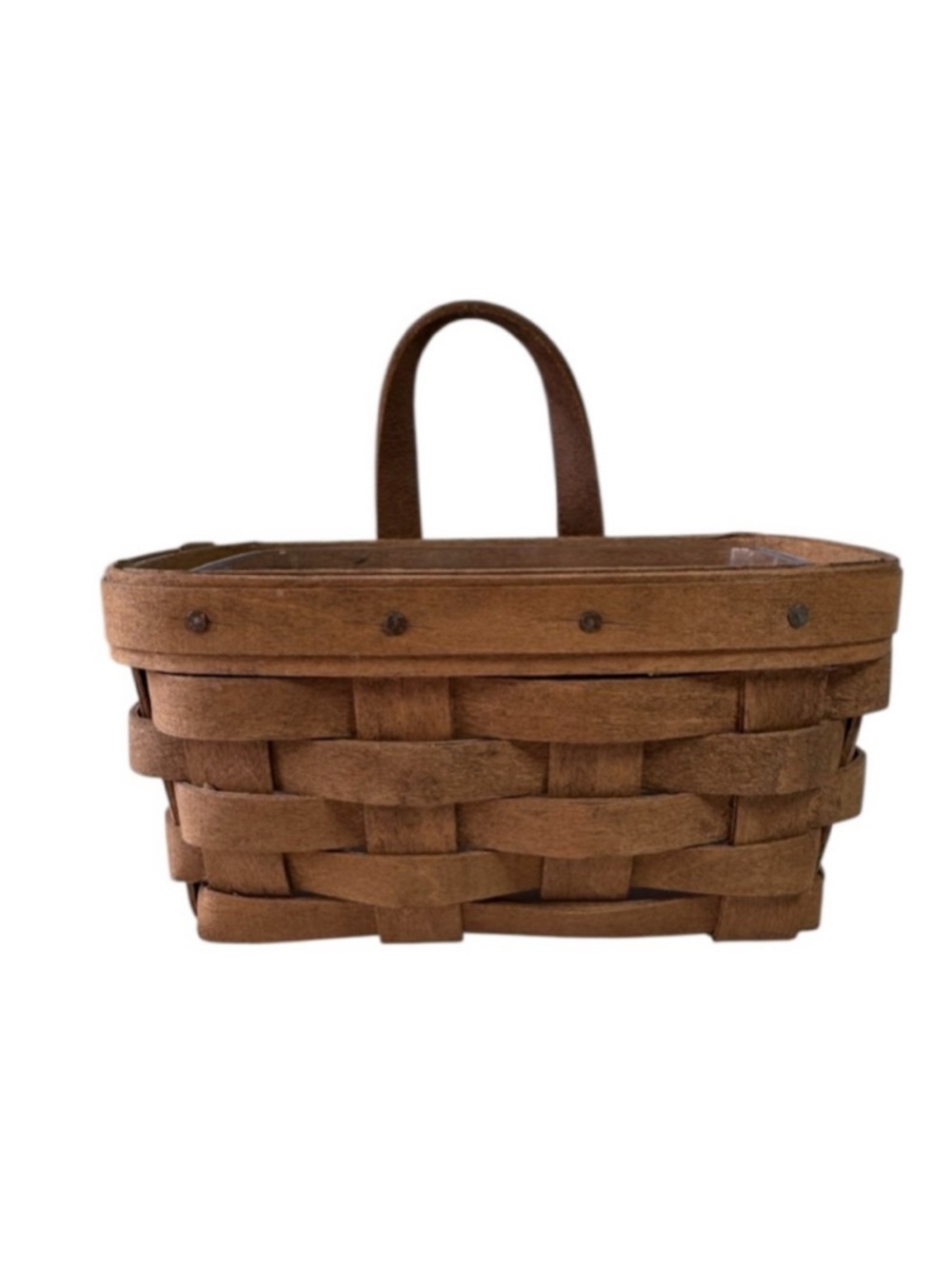 Longaberger Vintage 1986 Small Hanging Key Basket